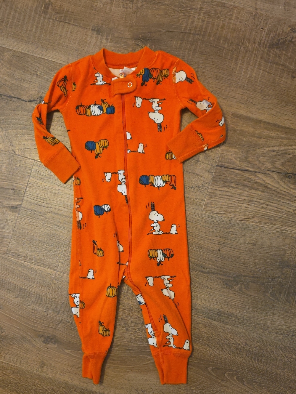 Hanna Andersson X Peanuts Baby Organic Cotton Halloween Sleeper